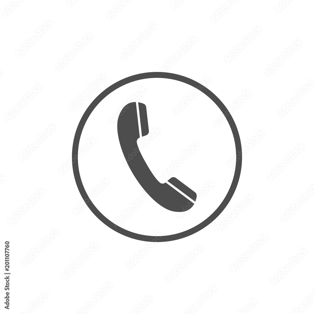 Phone icon. Vector illustration, flat design. Phone icon. Vector illustration, flat design.