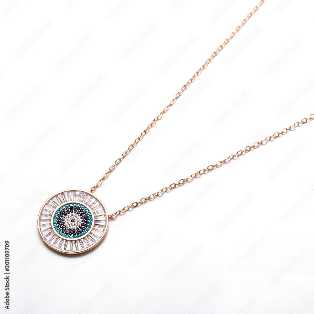 Long Round Disk Chain Necklace Long Round Disk Chain Necklace