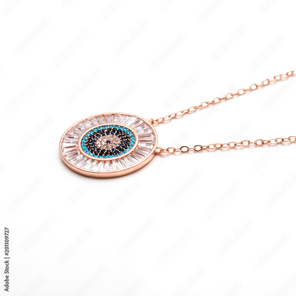 Long Round Disk Chain Necklace Long Round Disk Chain Necklace