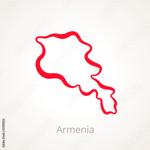 Armenia - Outline Map