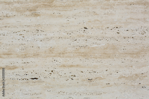 Obraz na płótnie Wall of travertine with stone layers of different colors. Close up architecture macro photography. Creative wallpaper photography. w salonie