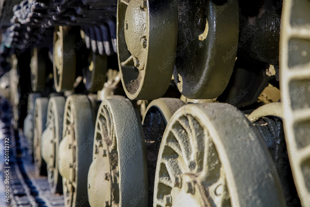 wheels of the train