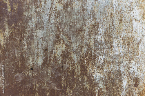 Texture of painted rusty me...
