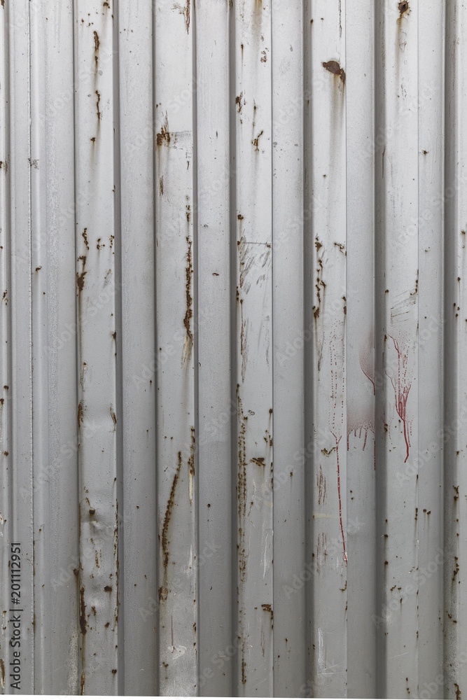 Texture of an old metal container Texture of an old metal container