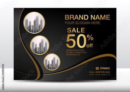 Sale Banner, Billboard, Brochure flyer for cosmetics, Banner design Template vector illustration, display, advertisement layout, poster, card, Cover, magazine ads, annual report, catalog, backdrop, A4