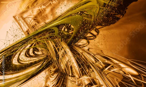 Obraz renderowane tło technologii 3d