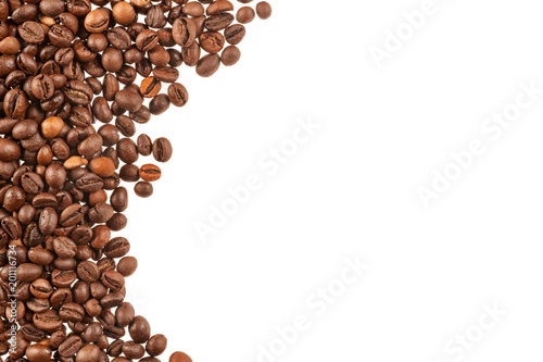 Coffee beans isolated on wh...