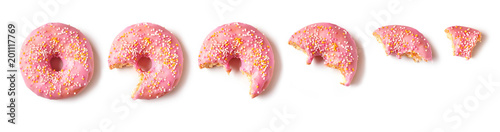 Canvas Print freshly baked donuts