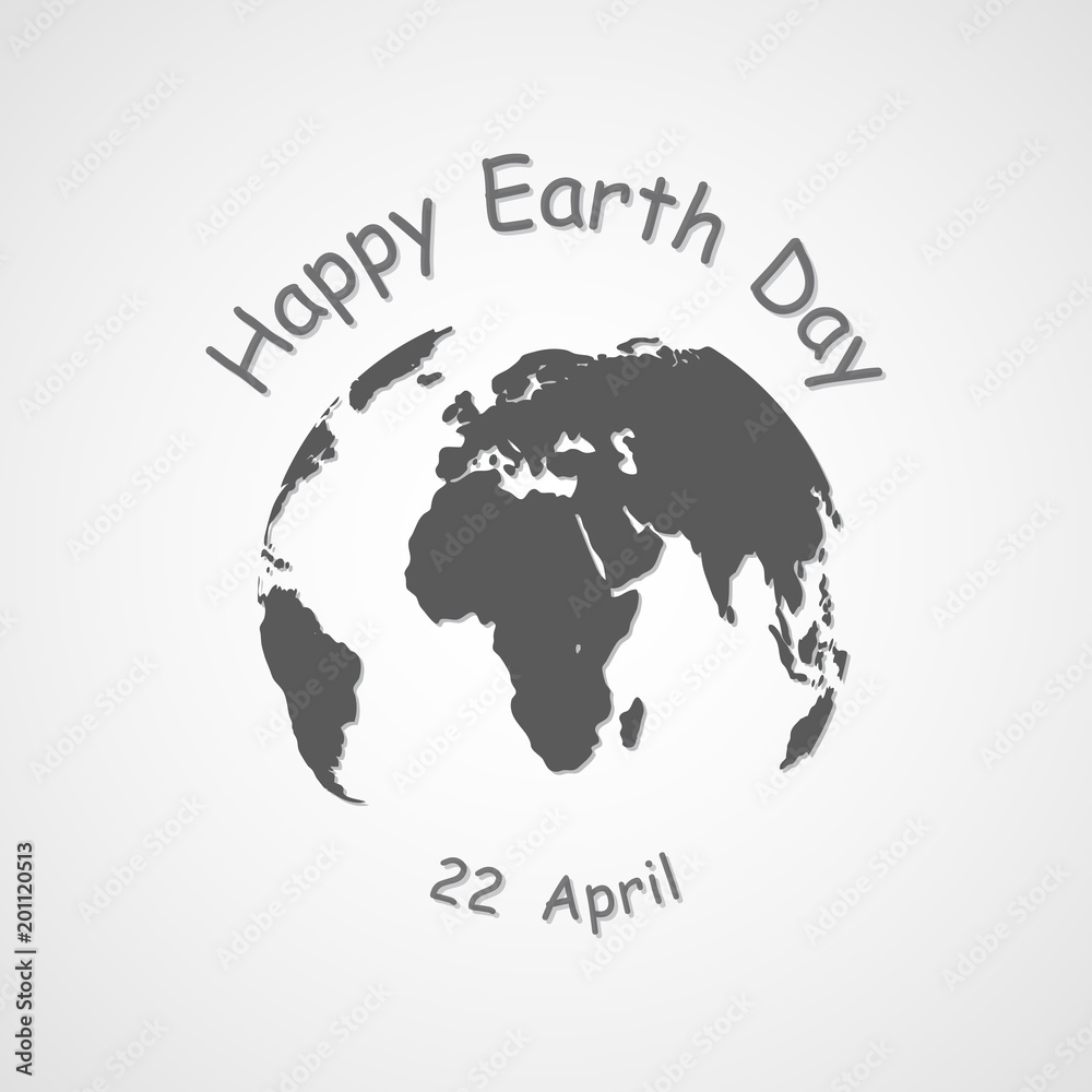 Happy Earth Day banner. Vector illustration. Happy Earth Day banner. Vector illustration.