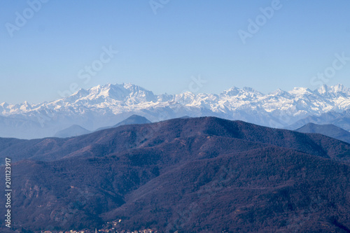 Panoramic view from Monte San Giorgio