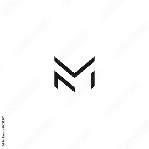 FM or MF logo icon photo
