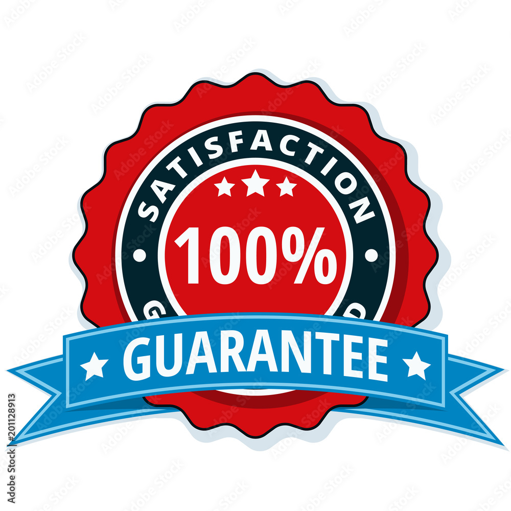 100% Satisfaction Guaranteed illustration
