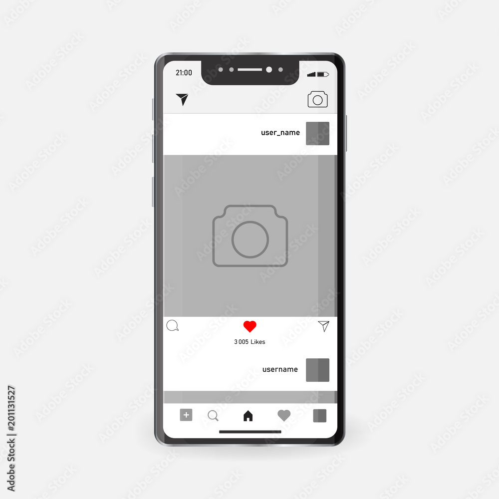 Vector illustration of a realistic smartphone. Vector layout of the phone off for your design. Vector illustration of a realistic smartphone. Vector layout of the phone off for your design.