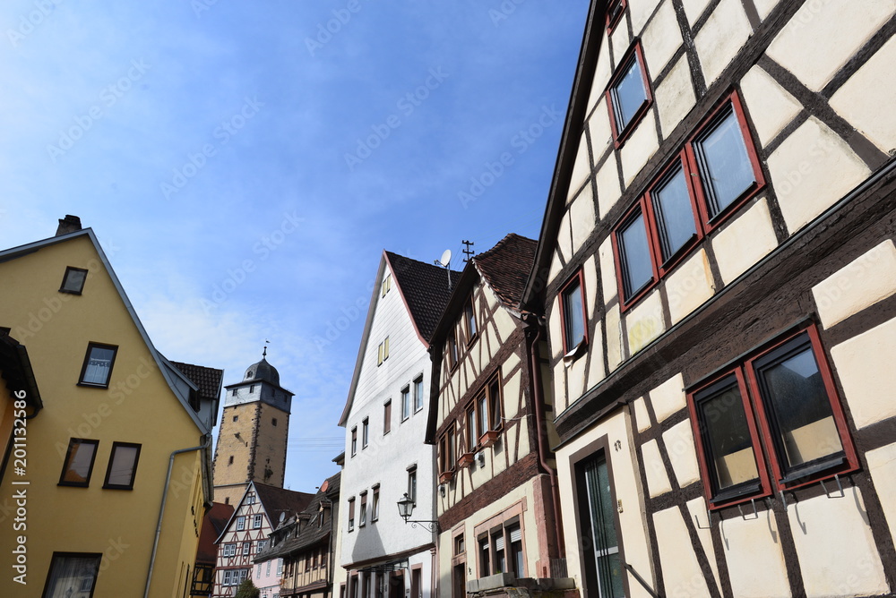 Altstadt Lohr am Main in Unterfranken - Bayern