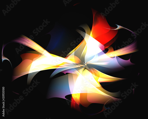 Abstract background composed of simple elements