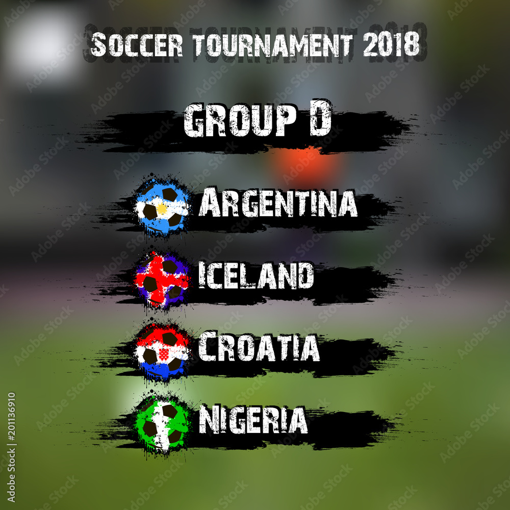 Soccer tournament 2018 group D
