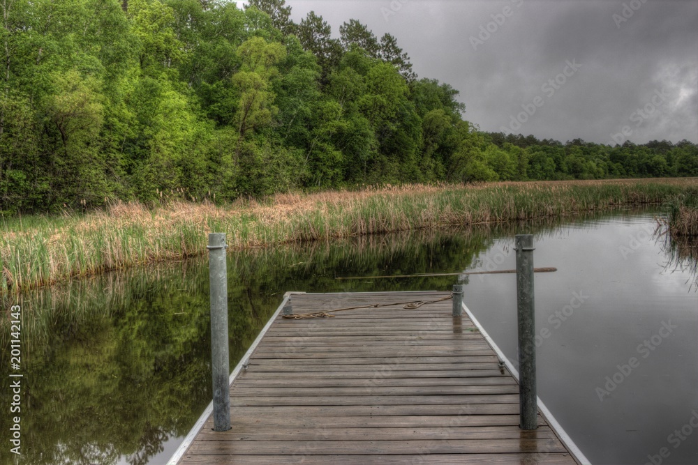 Bowstring Lake is Part of the Leech Lake Native American Reservation in Northern Minnesota Bowstring Lake is Part of the Leech Lake Native American Reservation in Northern Minnesota