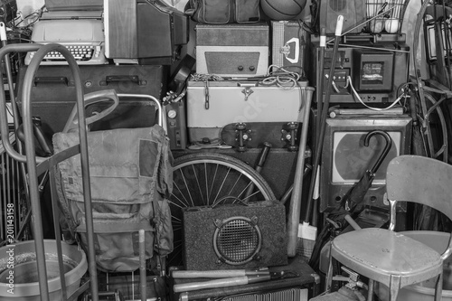 Vintage garage storage area...
