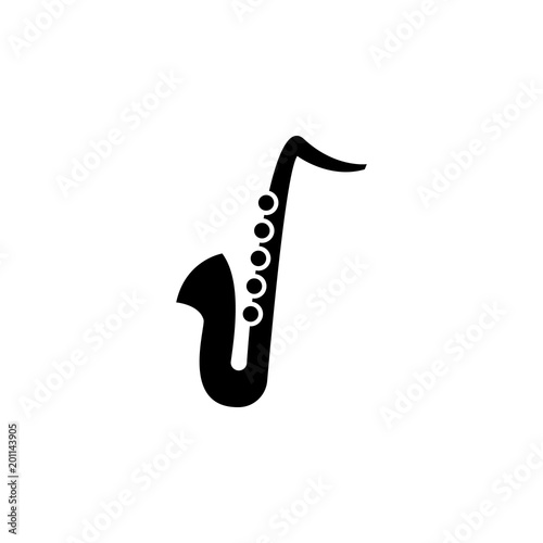 saxophone icon. Element of theater and art illustration. Premium quality graphic design icon. Signs and symbols collection icon for websites, web design, mobile app