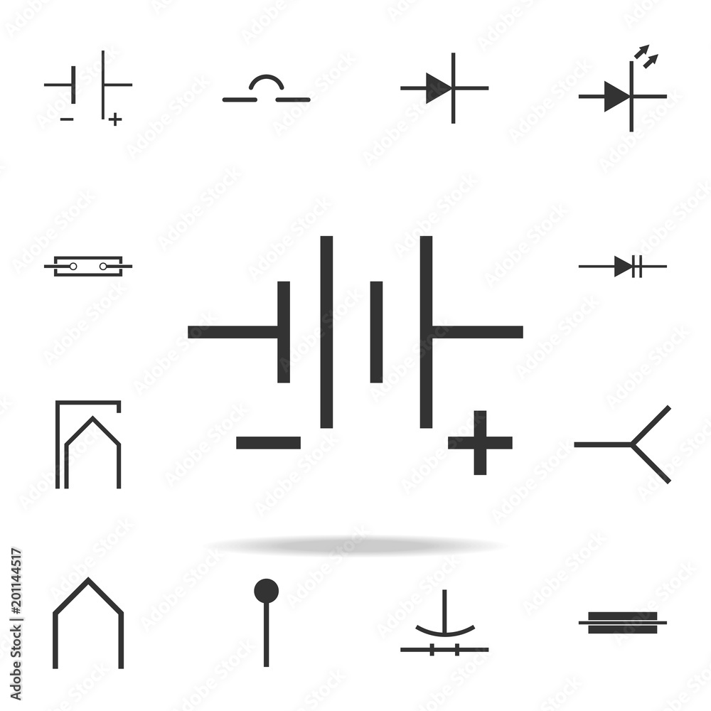 Electronic circuit symbol icon. Detailed set of web icons. Premium quality graphic design. One of the collection icons for websites, web design, mobile app Electronic circuit symbol icon. Detailed set of web icons. Premium quality graphic design. One of the collection icons for websites, web design, mobile app