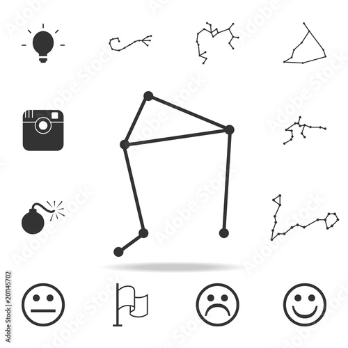 constellation and part of zodiacal system canser Libra icon. Detailed set of web icons. Premium quality graphic design. One of the collection icons for websites, web design