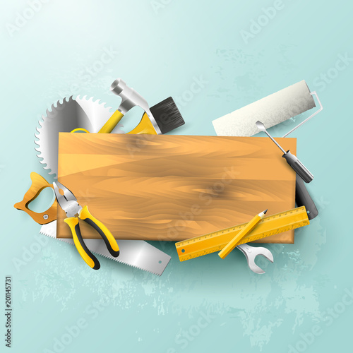 Carpentry trendy background