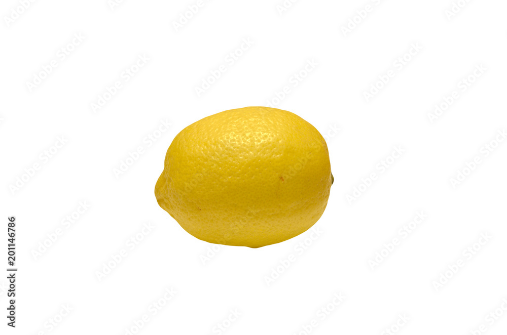 ripe juicy lemon. on a white background. ripe juicy lemon. on a white background.