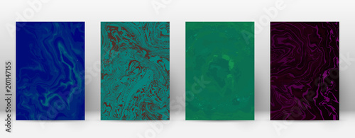 Abstract cover. Modern design template. Admirable suminagashi marble. Minimalistic hipster flyer design. Actual trendy abstract cover. Vector illustration.