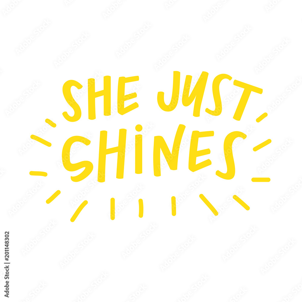 Fototapeta premium She just shines