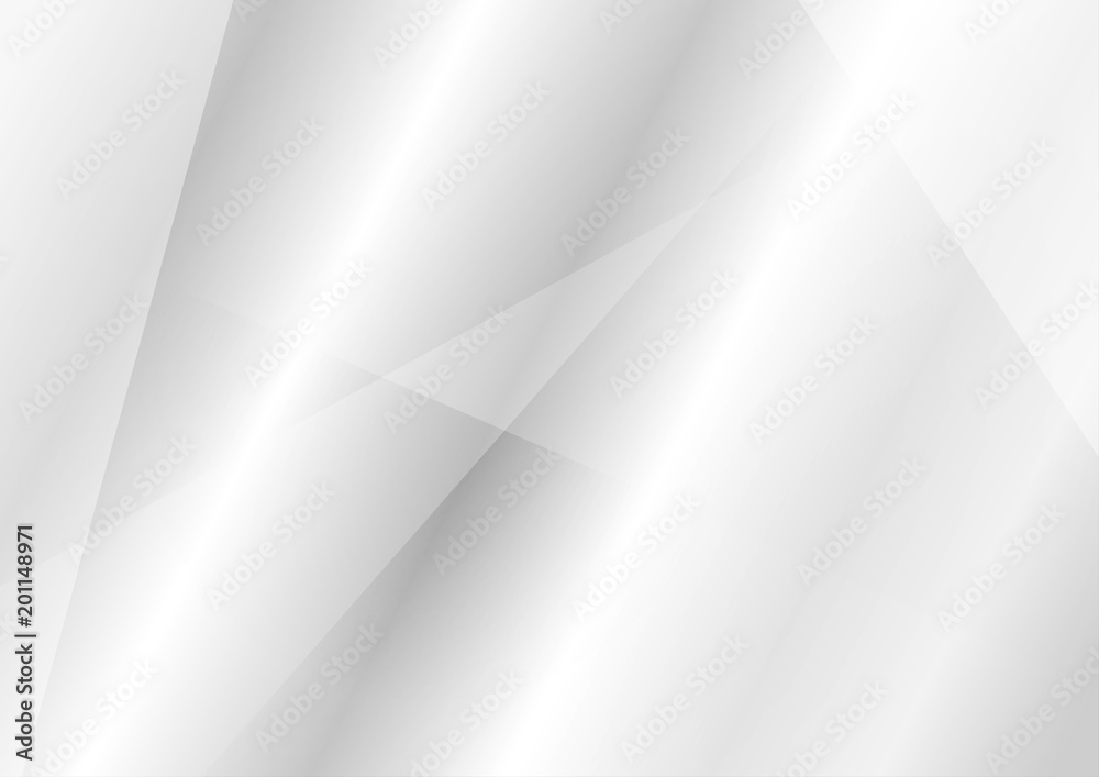 Grey and white abstract smooth gradient background