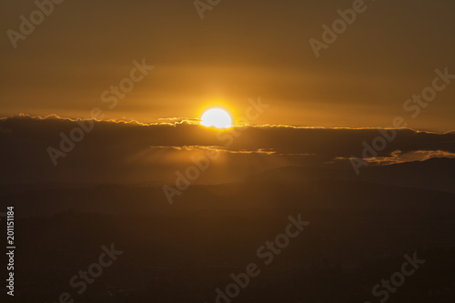 A Yellow Sunrise in Los Angeles