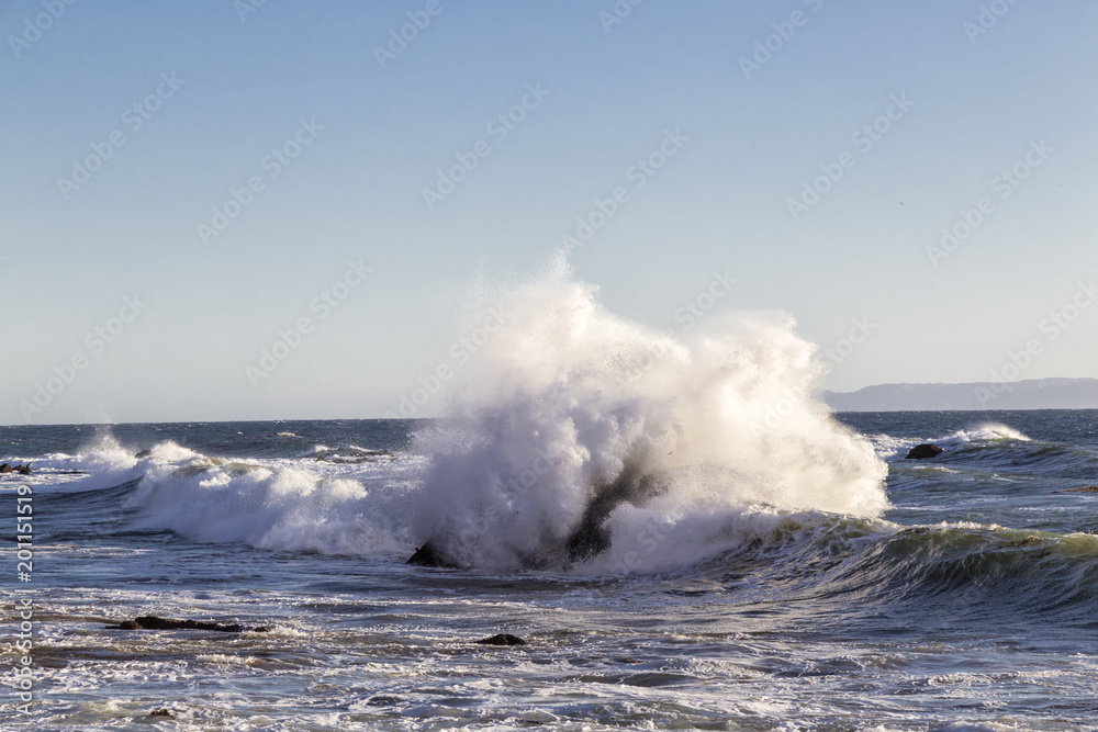 The Splash in the Sea