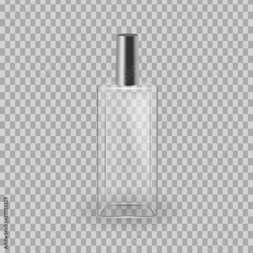Realistic mock-up, template of flacon spray for freshness, lotion.