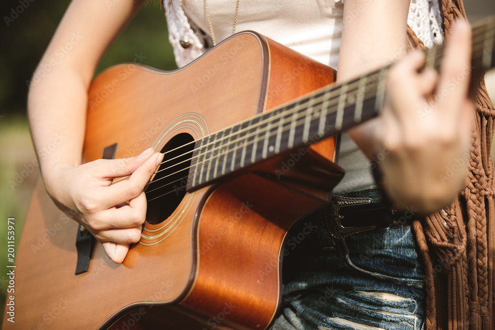 Fototapeta premium Young asian musician