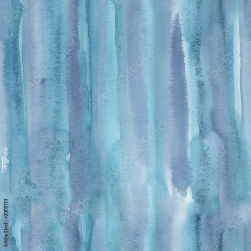 Seamless watercolor blue splash abstract pattern.