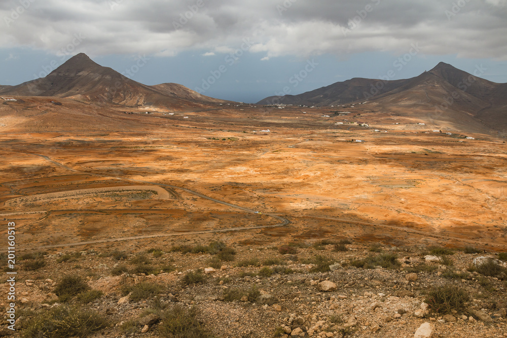 Fuerteventura Desert Landscape, Spain