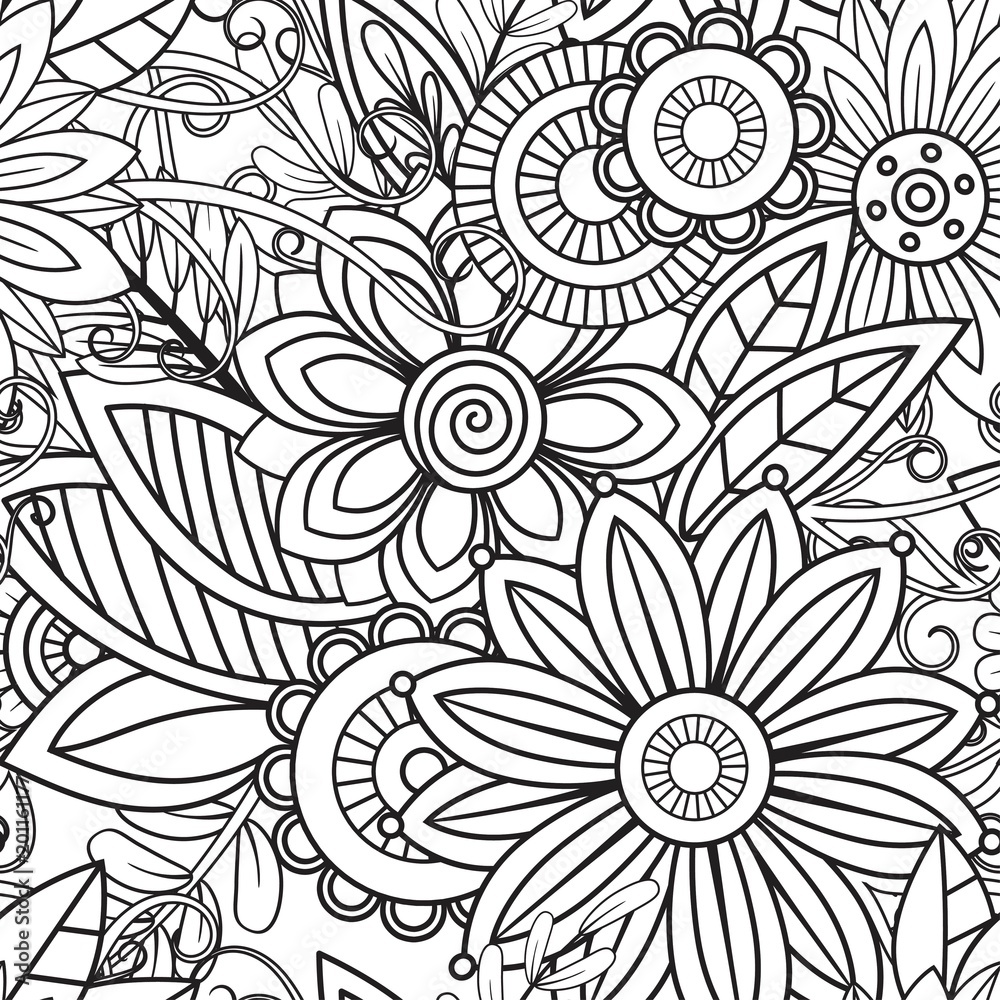 Floral seamless pattern Floral seamless pattern