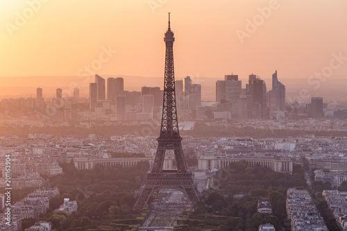 Paris Eiffel Tower Sunset © YuriFineart