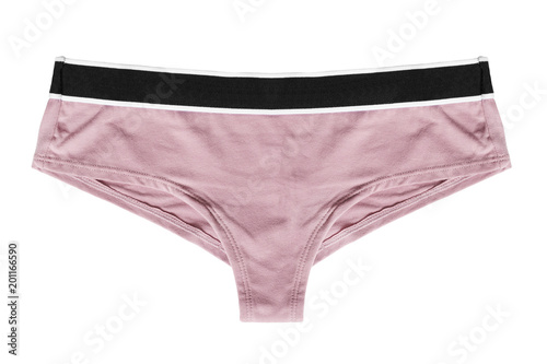 Pink panties isolated