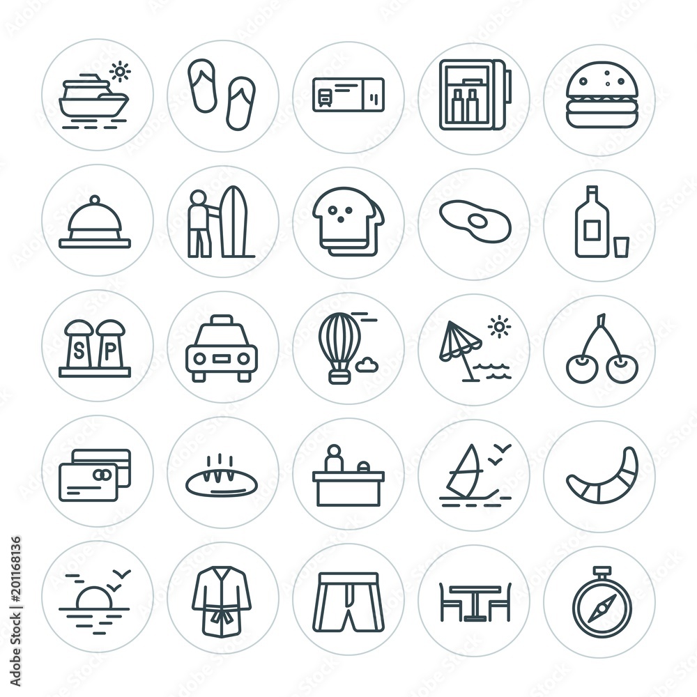 Modern Simple Set of food, hotel, drinks, travel Vector outline Icons. ..Contains such Icons as boat, surf, modern, action, style, sea and more on white background. Fully Editable. Pixel Perfect Modern Simple Set of food, hotel, drinks, travel Vector outline Icons. ..Contains such Icons as boat, surf, modern, action, style, sea and more on white background. Fully Editable. Pixel Perfect