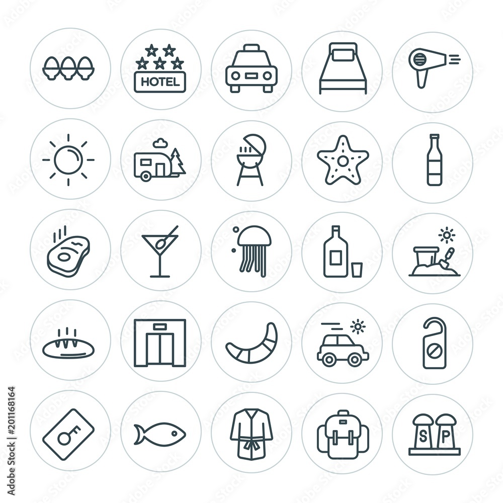 Modern Simple Set of food, hotel, drinks, travel Vector outline Icons. ..Contains such Icons as vacation, easter, knapsack, drink, cab and more on white background. Fully Editable. Pixel Perfect Modern Simple Set of food, hotel, drinks, travel Vector outline Icons. ..Contains such Icons as vacation, easter, knapsack, drink, cab and more on white background. Fully Editable. Pixel Perfect