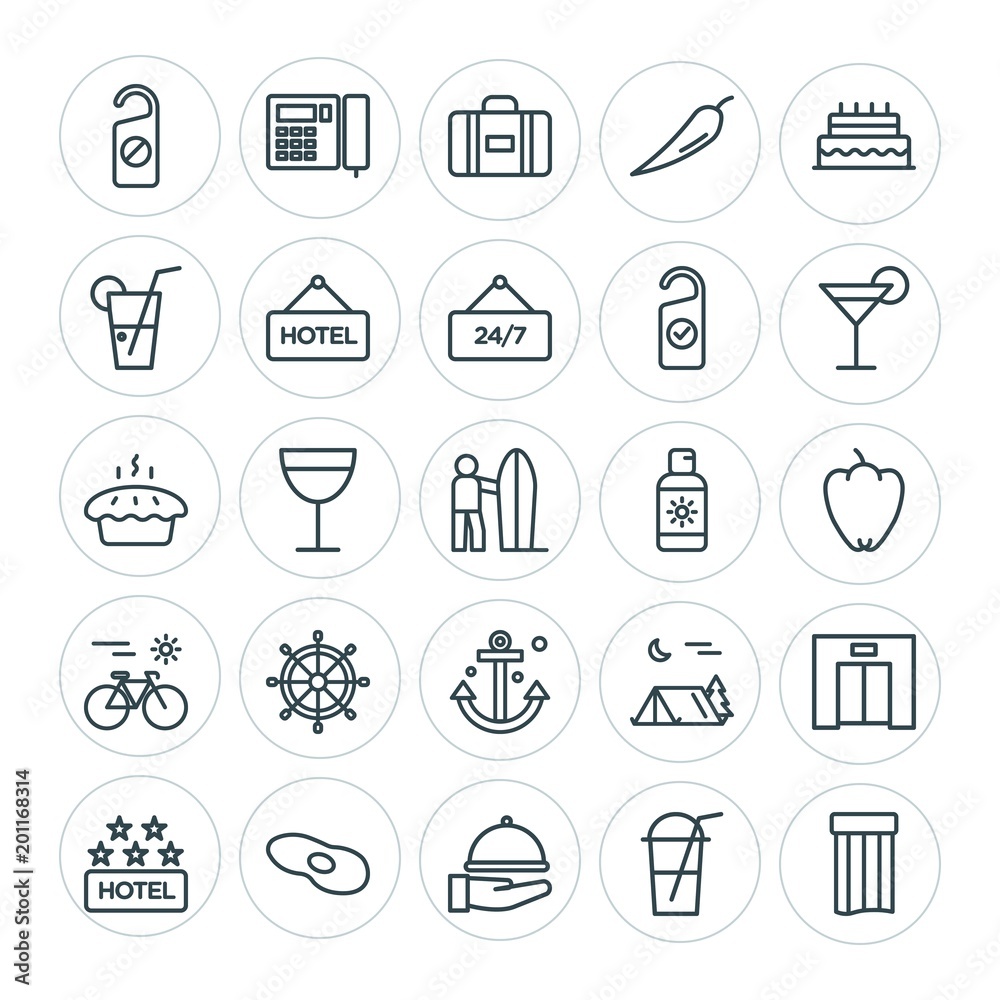 Modern Simple Set of food, hotel, drinks, travel Vector outline Icons. ..Contains such Icons as summer, hotel, sign, floor, design, beach and more on white background. Fully Editable. Pixel Perfect Modern Simple Set of food, hotel, drinks, travel Vector outline Icons. ..Contains such Icons as summer, hotel, sign, floor, design, beach and more on white background. Fully Editable. Pixel Perfect