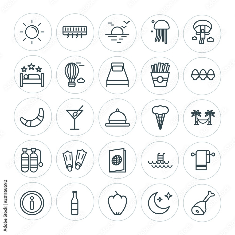 Modern Simple Set of food, hotel, drinks, travel Vector outline Icons. ..Contains such Icons as drink, message, swimming, sweet, glass and more on white background. Fully Editable. Pixel Perfect Modern Simple Set of food, hotel, drinks, travel Vector outline Icons. ..Contains such Icons as drink, message, swimming, sweet, glass and more on white background. Fully Editable. Pixel Perfect