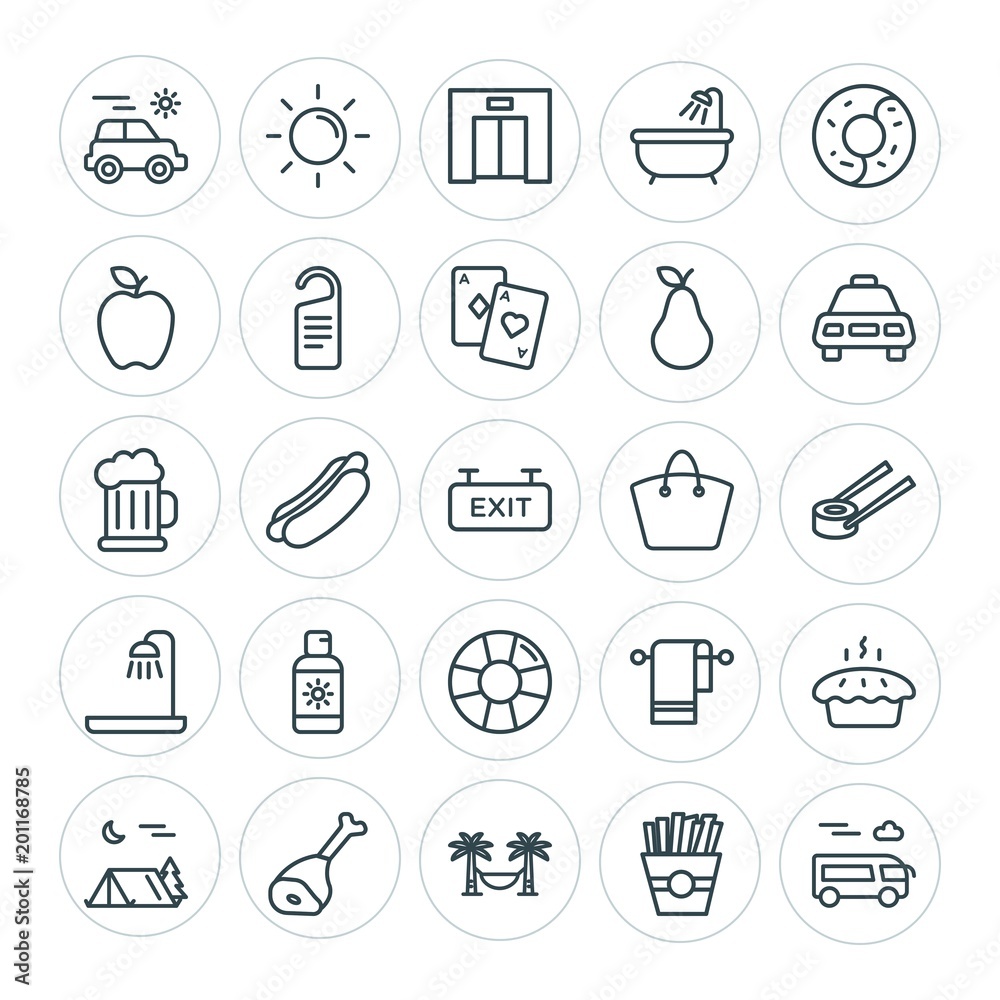 Modern Simple Set of food, hotel, drinks, travel Vector outline Icons. ..Contains such Icons as vacation, nature, soft, steak, bread and more on white background. Fully Editable. Pixel Perfect Modern Simple Set of food, hotel, drinks, travel Vector outline Icons. ..Contains such Icons as vacation, nature, soft, steak, bread and more on white background. Fully Editable. Pixel Perfect