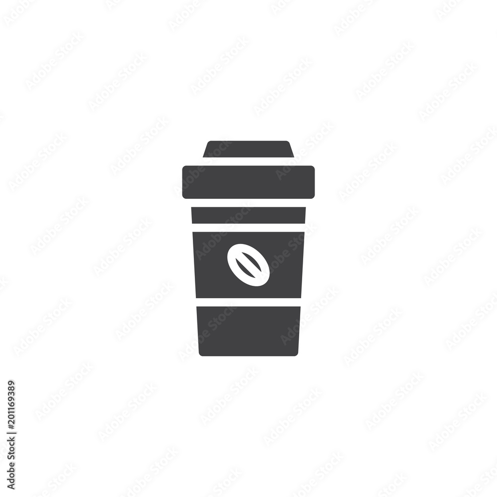 Coffee take away vector icon. filled flat sign for mobile concept and web design. Paper coffee cup simple solid icon. Symbol, logo illustration. Pixel perfect vector graphics Coffee take away vector icon. filled flat sign for mobile concept and web design. Paper coffee cup simple solid icon. Symbol, logo illustration. Pixel perfect vector graphics