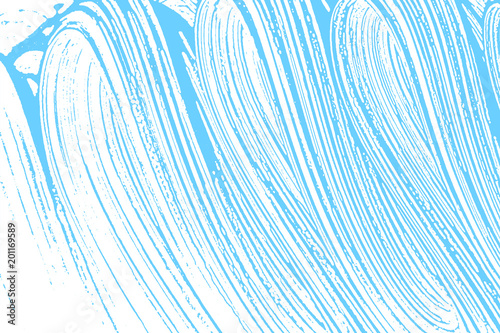 Natural soap texture. Amusing light blue foam trace background. Artistic curious soap suds. Cleanliness, cleanness, purity concept. Vector illustration.