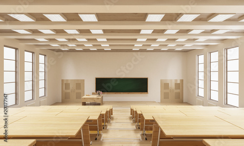 3D Rendering of a Lecture Theatre