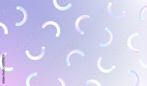 Light blurred gradient banner with abstract geometric shapes Lavender pastel background Creative design Vector