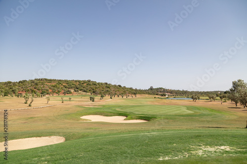 Golf course in Algarve, Portugal photo