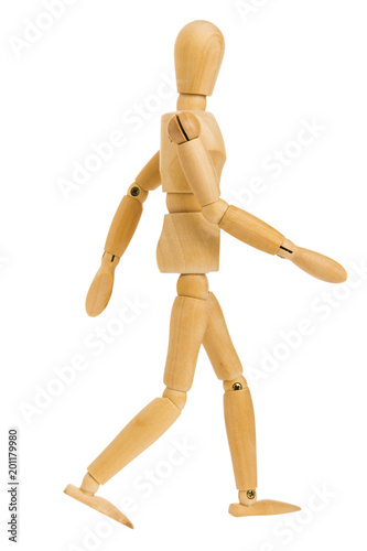 walking figure step action